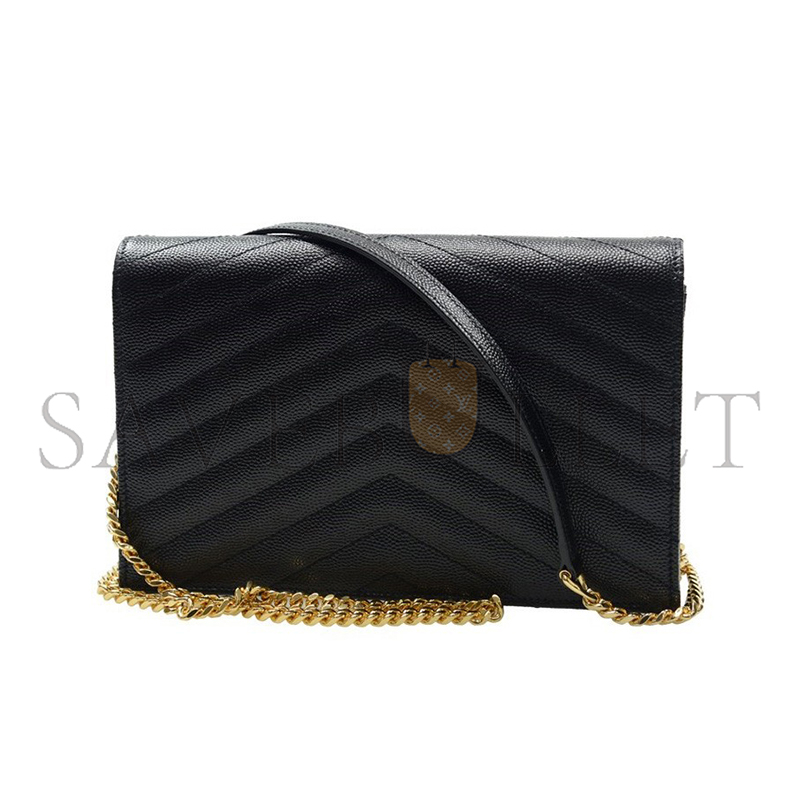 Y*L cassandre envelope chain wallet in grain de poudre leather 393953bow011000 (19*11.5*4cm)